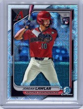 2024 Bowman Chrome Jordan Lawler Mojo Refractor RC #96 Diamondbacks