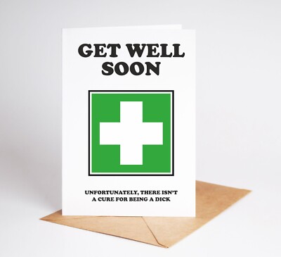 Lustige Karte Get Well Soon After Operation Krankenhausaufenthalt BC589