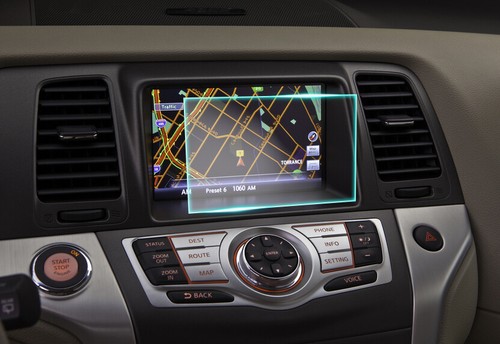 Crystal Clear Screen Protector for 2011 Nissan Murano Vehicle Navigation  - Picture 1 of 12