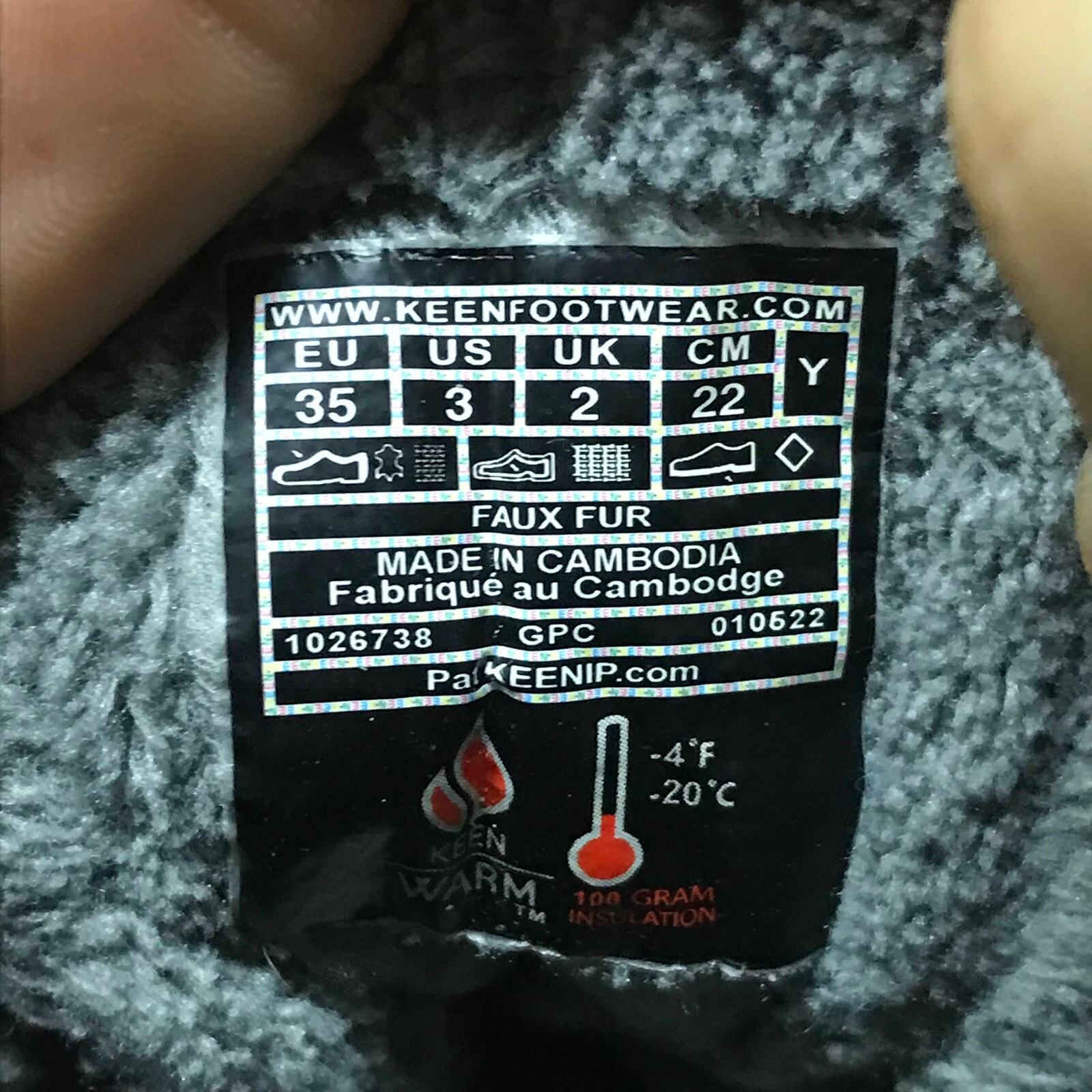 Scarpe da trekking Keen Targhee giovanili taglia 3 viola grigio stringate metà top