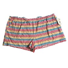Secret Treasures Pajama Shorts Womens Size 3X 22W-24W Stripes Pajamas Pjs
