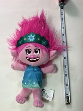 Dreamworks Trolls Poppy Plush Stuffed Animal Pre Owned with book