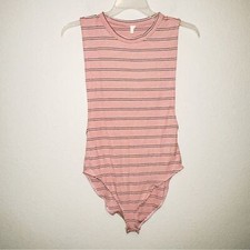 NWT Urban Outfitters Out from Under Pink Rose Bodysuit Size Large Soft Cozy