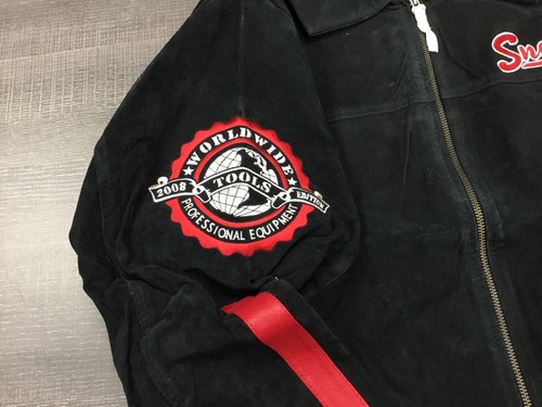 NEW OLD STOCK Snap-On Tools Black Suede Leather Limited Edition Jacket XL - Bild 9 von 21