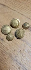 OLD ANTIQUE VINTAGE CIVIL WAR EAGLE BUTTON LOT MASSACHUSETTS PENNSYLVANIA PA MA