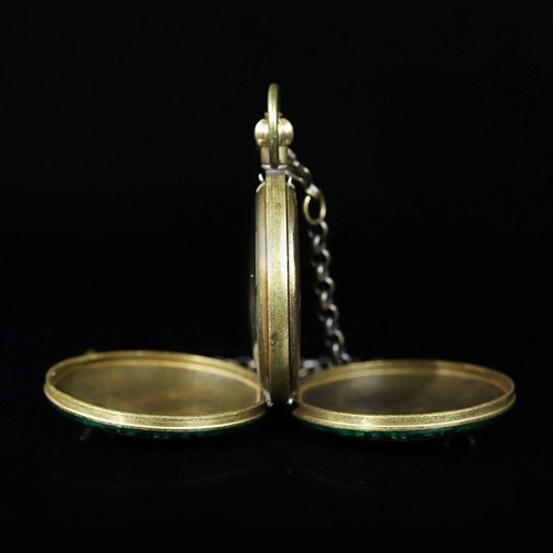 Double copper mechanical pocket watch - Picture 2 of 9