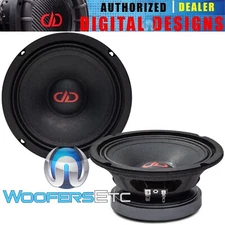 DD AUDIO VO-M6.5b 6.5" 2-OHM 300W PA MIDRANGE BOAT CAR MOTORCYCLE AUDIO SPEAKERS
