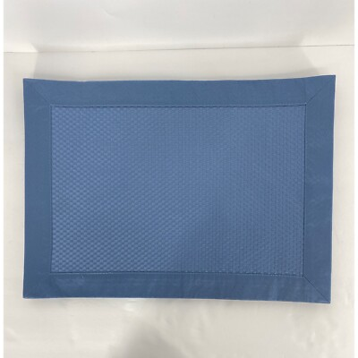 #ad Bath Bed amp; Beyond Basketwave Rectangular Placemats Blue Set of 6 $14.70