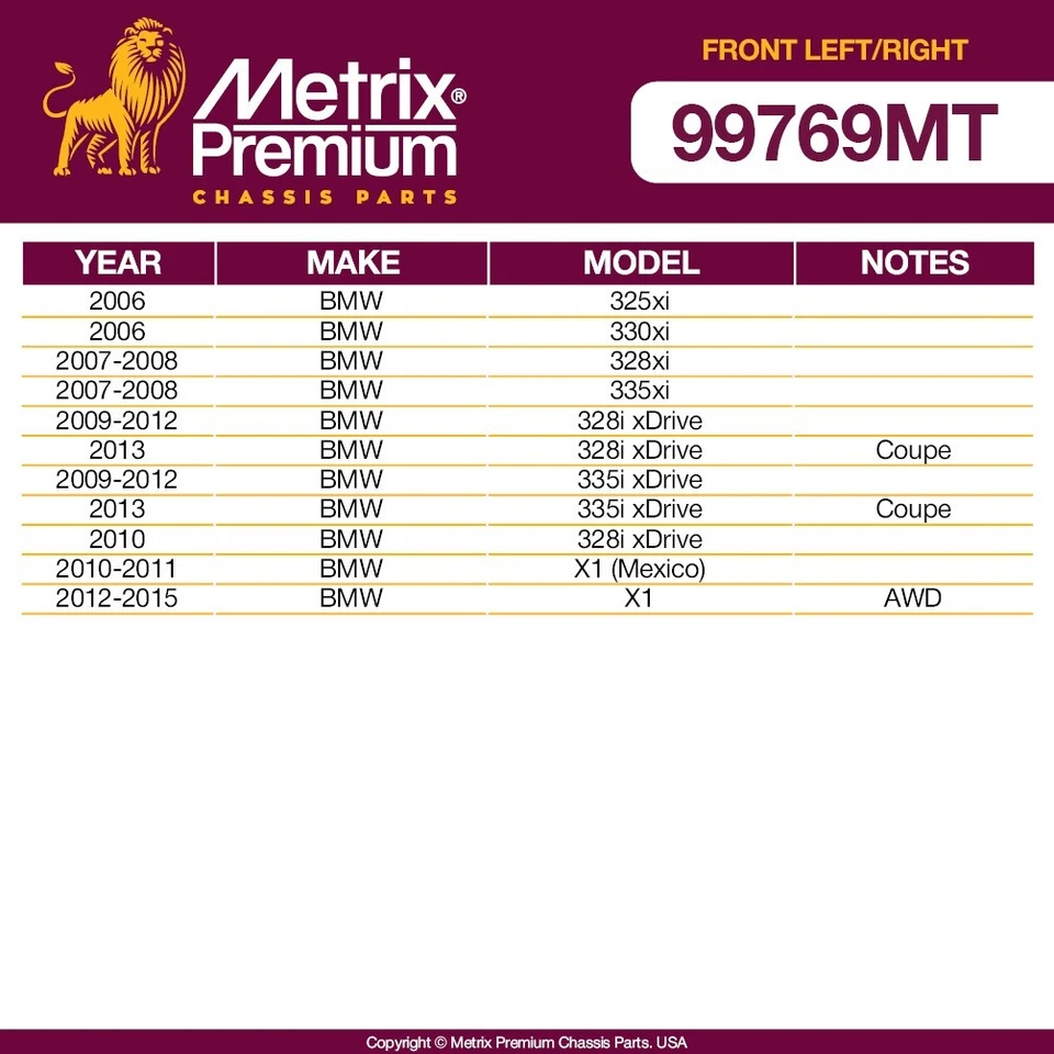 Conjunto de elos de extremidade da barra oscilante dianteira para BMW 328i xDrive X1 328xi 335xi 325xi 330xi - Imagem 2 de 4