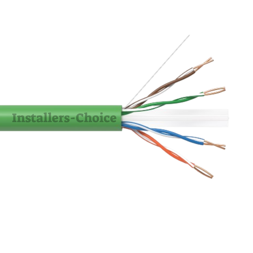Cat6 1000FT CCA UTP Solid Green Ethernet Cable - LAN Network Bulk 23 AWG RJ45 - Picture 11 of 12