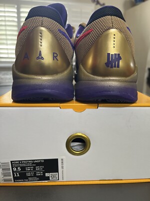 Size 9.5 - Nike Zoom Kobe 5 Protro x Undefeated Hall Of Fame
