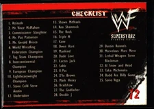 1998 Comic Images WWF Superstarz Wrestling Card #72 Checklist CL