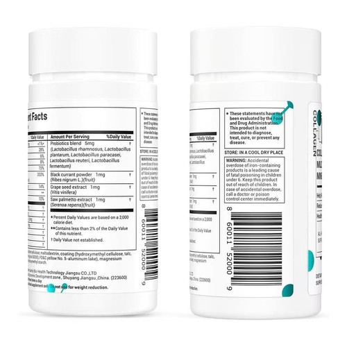 Collagen Peptide Multvitamin Mineral Supplement - Brand New - 60 Tablets New N3 - Picture 9 of 9