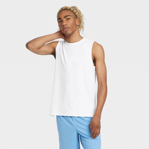 White Tank Top T-Shirt NEW Medium M 