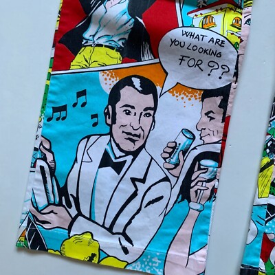 Rare Vintage Archive Dolce And Gabbana Comic Strip Pop Art Allover