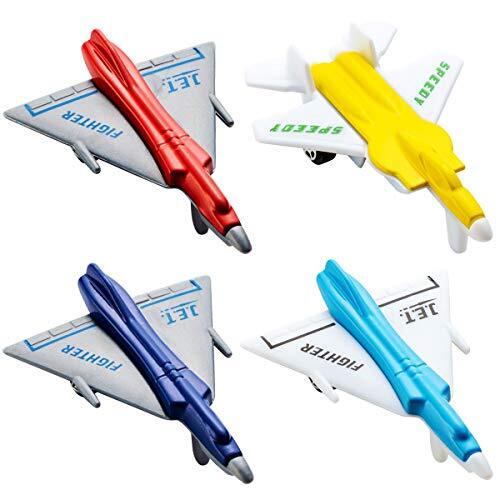 Airplane Toys - 12 Pack Vehicle Aircraft Plane Playset, Includes Styles of - Picture 6 of 8
