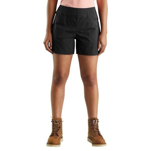 Carhartt Force Relaxed Shorts für Damen schwarz Größe Large neu mit Etikett