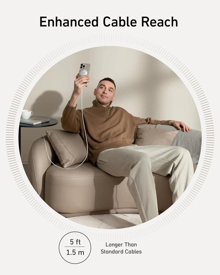 Anker MagGo Wireless Charger (Pad) A25M0 description image 2