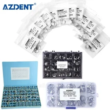 AZDENT Dental Orthodontic Buccal Tube Kit with Bands Roth 022 1st Molar 16#-40#+