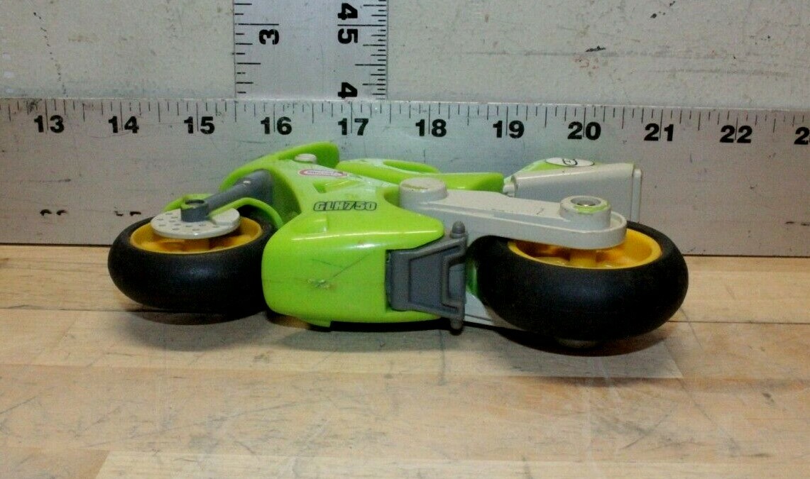 Little Tikes Rugged Riggz Green Motorcycle with Kickstand