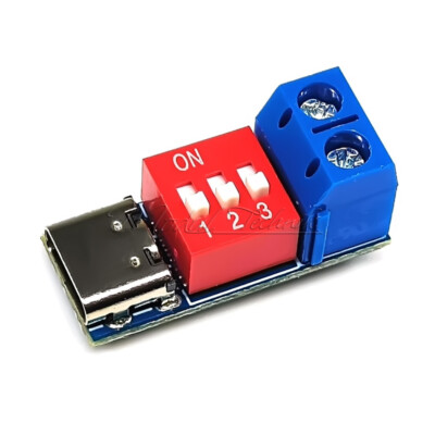 PD/QC Decoy Fast Charging Trigger Module Adjustable Voltage 5V9V12V20V Type-C