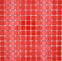 Schwimmbadmosaik Poolmosaik Glasmosaik Rot GläNzend Wand Boden KüChe Bad Dusche