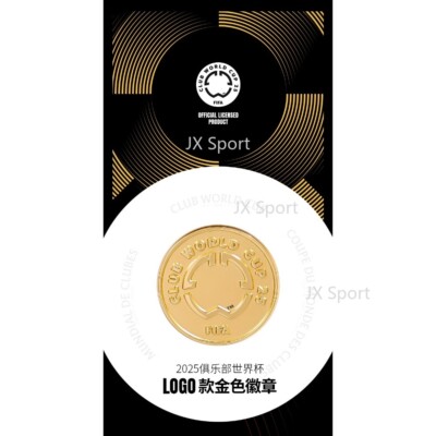 Authentic FIFA Club 2025 World Cup Golden LOGO PIN 1Pcs | eBay