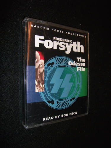 AUDIO BOOK. F FORSYTH. THE ODESSA FILE. 2 TAPES 3 hrs. ABRIDGED. BOB PECK.