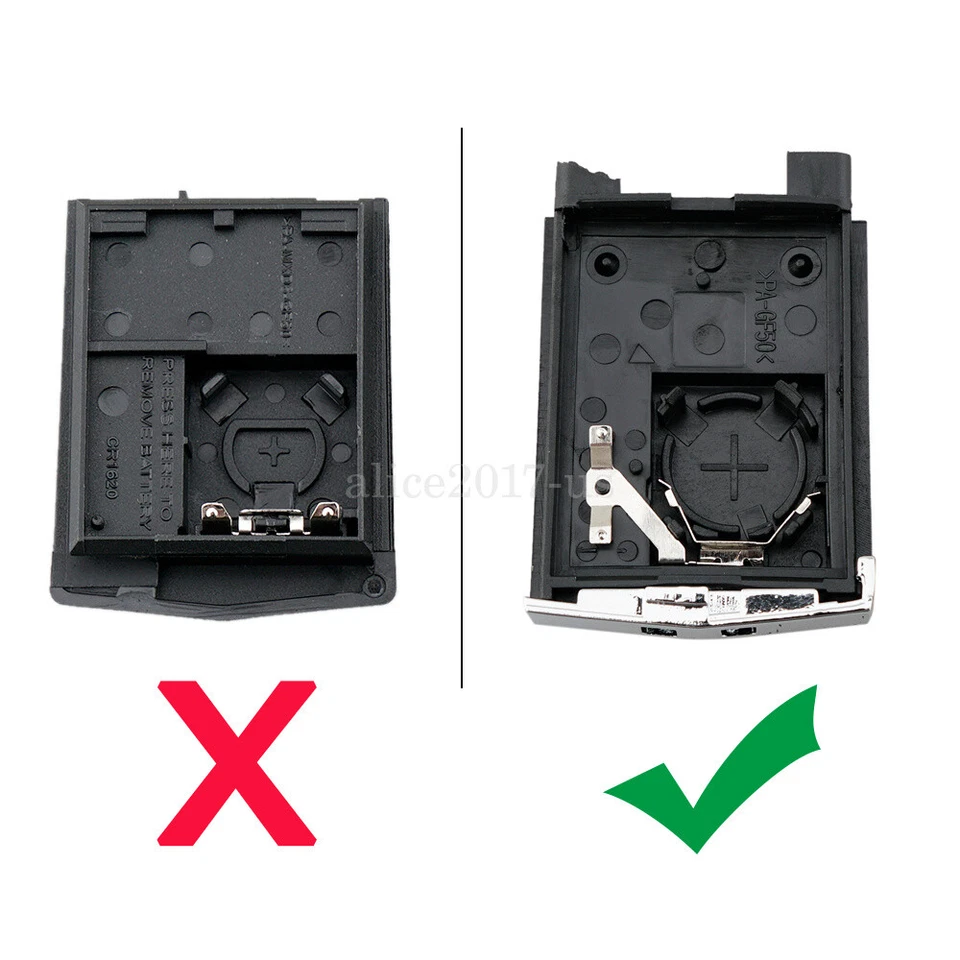 2 para 2006 2007 2008 2009 2010 2011 2012 Mazda 5 controle remoto chaveiro estojo sem cortes - Imagem 2 de 4