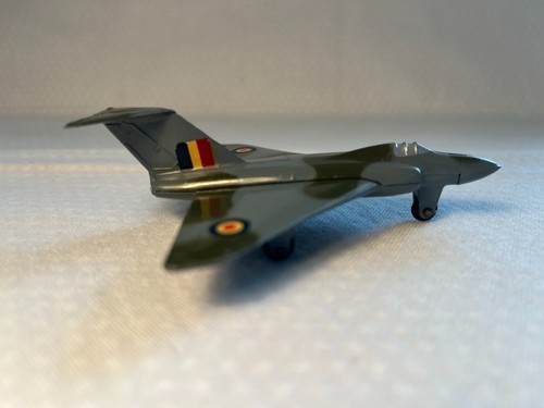 Vintage Dinky Toys Gloster Javelin 735 aereo Inghilterra Meccano - Foto 4 di 6