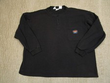 Rasco FR Shirt Men 2XL Black Henley Flame Fire Resistant Long Sleeve HRC2 Pocket