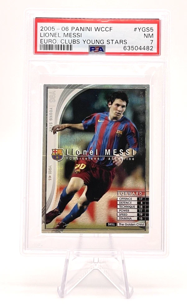WCCF 05-06 YGS メッシ 海外版 2005-06 Panini WCCF European Clubs - Lionel Messi #YGS 5/5 for