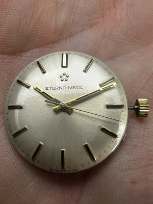 Herren Vintage Eterna Matic Stahl Dress Watch Automatik weltweit erhältlich