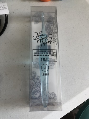 #ad NEW American Crafts The Hook Nook Designer Crochet Hooks Size J 6 mm $2.99