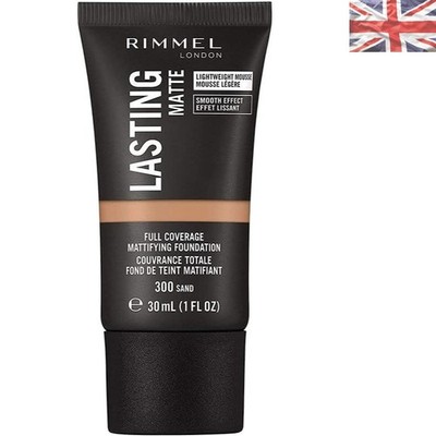 Full Coverage 30ml Foundation in Sand - Durable Matte Finish für alle Hauttypen