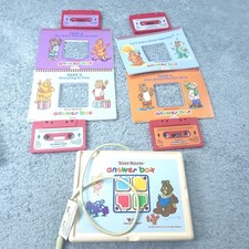 Vintage Teddy Ruxpin Answer Box Toy Worlds Of Wonder W/ 4 Books Cassettes