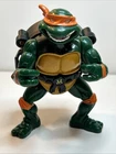Vintage 1991 Playmates TMNT Mikey Mike Action Figure City Sewer Michaelangelo