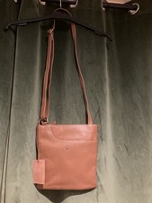 LLOYD BAKER Crossbody Bag Brown Women's Leather Adjustable Strap Casual Style