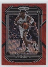 2022-23 Panini Prizm Ruby Wave Prizm Blake Wesley #264 hu1