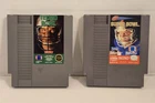 New ListingNintendo NES Tecmo Super Bowl And Tecmo Bowl Combo-TESTED