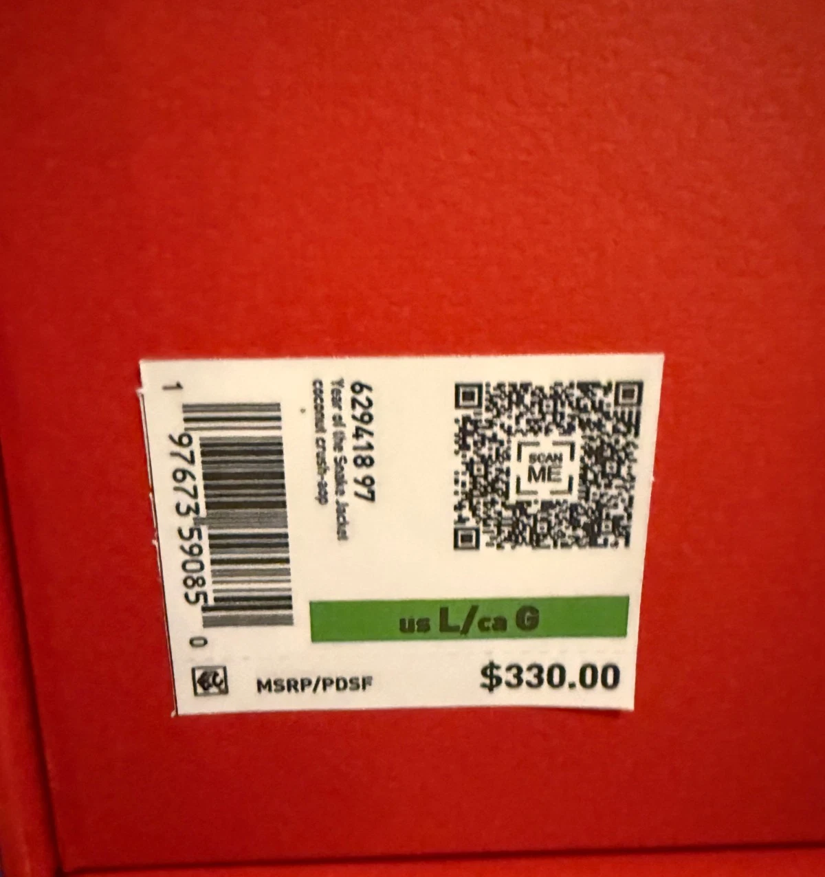 PUMA CNY Year Of The Snake $330 Faux Snakeskin Boxed Jacket 629418 97 L LARGE - product detail image 3