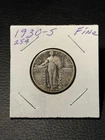 1930-S Standing Liberty Quarter Silver SLQ 25c