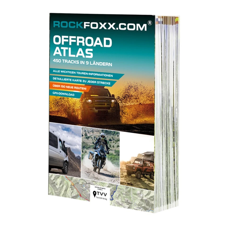 ROCKFOXX Offroad Atlas 2025 - 450 Tracks in 9 Ländern, Legale Strecken GPX-Daten - Bild 1 von 3