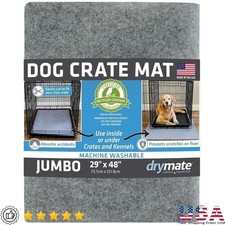 Absorbent Dog Crate Mat Waterproof Non-Slip Pet Pad Reusable Potty Mat New