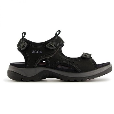 Women Ecco Heels Black Leather 38 #3S49