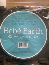 Bebe Earth 6m Baby Proofing Edge and Corner Guard Protector Set Black