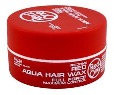 3 PACK Red One Aqua Hair Gel Wax Red Maximum Control 5.07oz