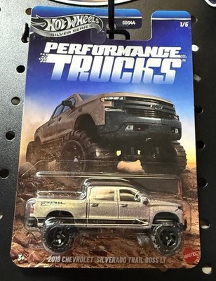  Hot Wheels Silver Series Performance Trucks Silverado Trail Boss LT 1:64 