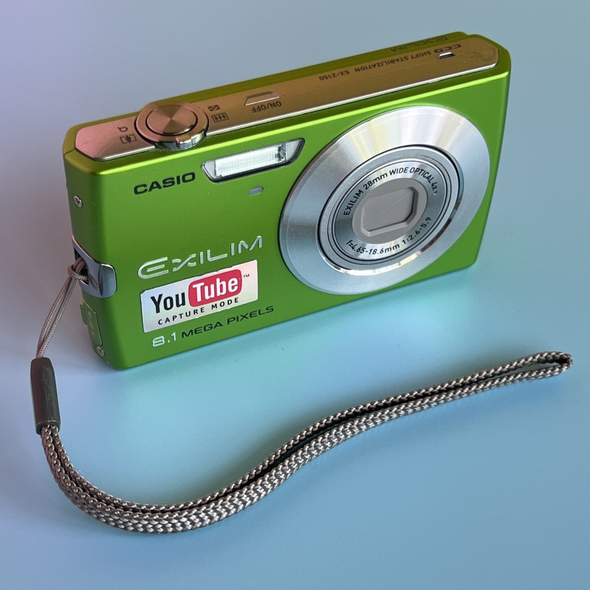 Casio Exilim 8.1MP Digital Camera YouTube Capture Mode - For Parts 