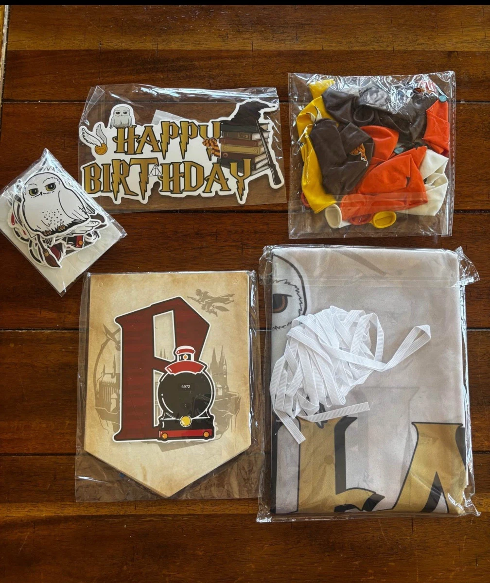 Décos D'anniversaire Harry Potter - Lot De Fournitures De Fête Pour Enfants